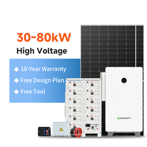 Sistema Solar Completo Conectado a la <span class=keywords><strong>Red</strong></span> y Fuera <span class=keywords><strong>de</strong></span> la <span class=keywords><strong>Red</strong></span>, Sistema <span class=keywords><strong>de</strong></span> Almacenamiento <span class=keywords><strong>de</strong></span> Energía Híbrido Comercial Completo <span class=keywords><strong>de</strong></span> 30KW, 40KW, 50KW, 60KW, 70KW, 80KW - Product Image 1