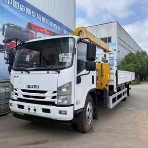 شاحنة بضائع Foton 4x2 مع رافعة 3 طن 4 طن 5 طن رافعة هيدروليكية رافعة محمولة للبيع - Product Image 1