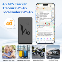 Mini Rastreador GPS 4G LTE con Geocerca y Alertas Inmediatas para Coche, Rastreador de Vehículo en Tiempo Real