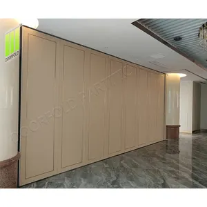 Customizable office movable partition walls on wheels conference room folding partition wall