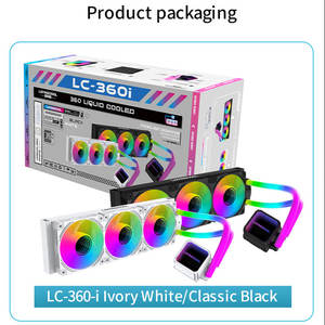 Lovingcool <span class=keywords><strong>Dissipatore</strong></span> <span class=keywords><strong>a</strong></span> <span class=keywords><strong>Liquido</strong></span> per CPU 360 ARGB, Radiatore <span class=keywords><strong>AIO</strong></span> All-in-One da 360MM con <span class=keywords><strong>Dissipatore</strong></span> in Rame e Tubi dell'Acqua LED - Product Image 6