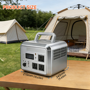 300W 便携式电源纯正弦波，CE 认证，LiFePO4 太阳能充电，适用于户外供电 - Product Image 5