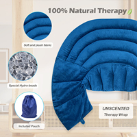 Microwavable Heated Neck Wrap Warmer and Shoulder Weighted Heating Pad Microwave for Hot and Cold Compress