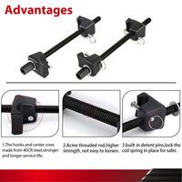 2PCS Heavy Duty MacPherson Coil Strut Shock Absorber Spring Compressor Tool Installer Remover