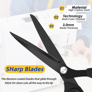 <span class=keywords><strong>Forbici</strong></span> in tessuto in acciaio inossidabile professionale <span class=keywords><strong>forbici</strong></span> <span class=keywords><strong>da</strong></span> cucito <span class=keywords><strong>da</strong></span> <span class=keywords><strong>sarto</strong></span> - Product Image 2