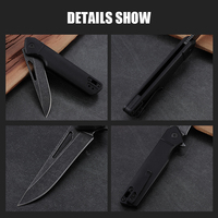 Couteau de survie pliant Hongrui 2026 en acier 3Cr13 pour l'extérieur, couteau de poche de camping et de chasse avec manche en plastique – Vente en gros