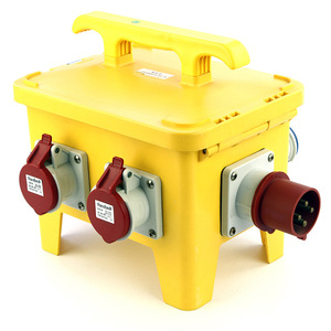 Boîtier de distribution électrique industriel mobile personnalisé pour extérieur, IP55, 32A, 380V, 3 prises, avec disjoncteur, en matériau PC ZY, durable et - Product Image 4