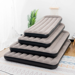 Colchón Inflable con Superficie Aterciopelada, Almohada Integrada, Cama de Viaje para Camping, Diseño Minimalista, Material de Poliéster - Product Image 1