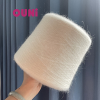 Fil à tricoter pour machine à tricoter, mélange de 32% Super Kid Mohair et 28% Laine Mérinos, très doux, ne pique pas, idéal pour le tricot à la machine.