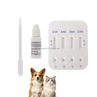 Kit de test rapide vétérinaire EHR+ANA+LYME Ehrlichia Ab/Anaplasmas Ab/Lyme