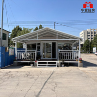 Contenedor prefabricado de 40 pies y 20 pies, casa extensible a la venta, casa prefabricada plegable de acero ligero, Villa de 5 dormitorios
