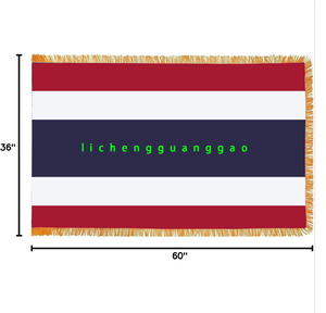 Bandera Nacional de <span class=keywords><strong>Singapur</strong></span> de Alta Calidad, 3x5 Pies, Logotipo Personalizado, Bandera de Interior, Más Vendida, con Flecos Ornamentales Dorados - Product Image 5