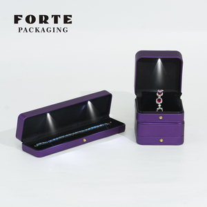 FORTE - Cajas de Regalo para Joyería de Piel Sintética Ecológica, Color Personalizado al por Mayor, con Logotipo Personalizado y Forro de Terciopelo Ligero - Product Image 4