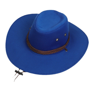 Sombrero <span class=keywords><strong>de</strong></span> Vaquero Unisex Personalizado en Oferta, Color Sólido, Algodón y Poliéster, para Fiestas, Deportes al Aire Libre, Sombreros <span class=keywords><strong>de</strong></span> Vaquera para Adultos, Sombrero Fedora - Product Image 4