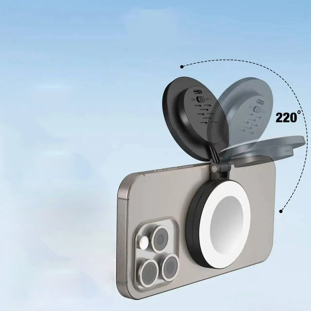 Mini Magnetic Selfie Ring Light for Magnetic Smartphone Magnetic Fill Light Lamp Pocket Selfie Light for iPhone 17 for Samsung