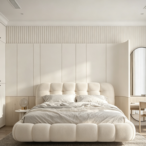 Diseño de Interiores de Villa Orgánica Minimalista Moderna en Color Crema, Plano de Diseño Personalizado, Renderizado 3D, Comunicación Completa - Product Image 5