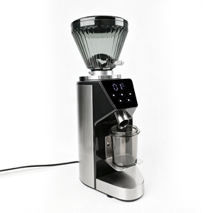 Molinillo de Café Comercial de Acero Inoxidable de 64 mm con 48 Niveles de Ajuste y Muelas Planas para Espresso - Product Image 1