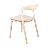 Orangfurn Chaise de salle à manger moderne en bois massif pliée en caoutchouc chêne acacia pin procédés de traitement mature