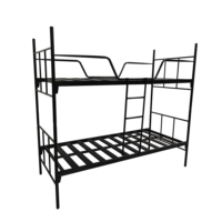 Lits superposés simples commerciaux modernes, design simple en fer, bois et métal pour hôtel/appartement/chambre d'école, fabriqués en Chine