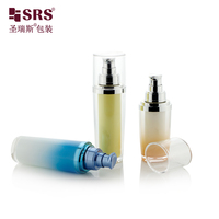 Flacon en acrylique à double paroi de 30 à 100 ml, couleur personnalisée, de qualité supérieure, pour sérum anti-âge pour le visage