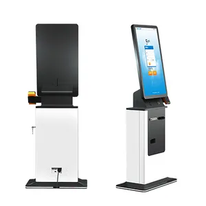 22/23/6/32 inç Self servis sipariş ödeme fatura Validator nakit kabul vermek geri dönüşüm Kiosk makinesi Fast Food restoran için