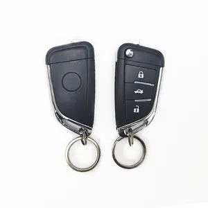 Transmissor de chave automotiva, controle remoto universal de 433mhz, 4 botões para carros, chave remota inteligente