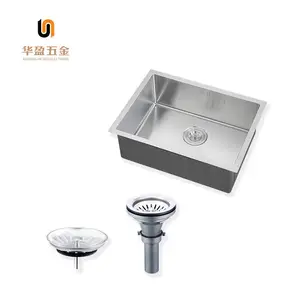 Kualitas Komersial Restoran Modern Single Sink Dapur Stainless Steel Single Bowl Kitchen Sink