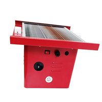 Panneau solaire répulsif à oiseaux ultrasonique avec perles LED haute luminosité faible puissance 14W boîte d'emballage rechargeable dispositif d'oiseaux 100 Watts