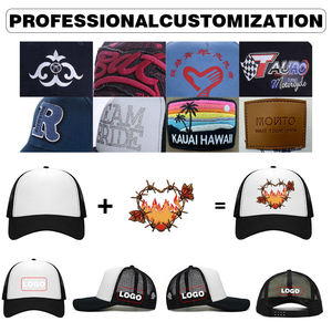 <span class=keywords><strong>Gorra</strong></span> de Camionero OEM de 5 Paneles con Bordado 3D y Espuma, Gorras de Malla Lisas de Moda, Gorras para Ciclismo, Playa y Deportes, Gorras de Béisbol al por Mayor - Product Image 4