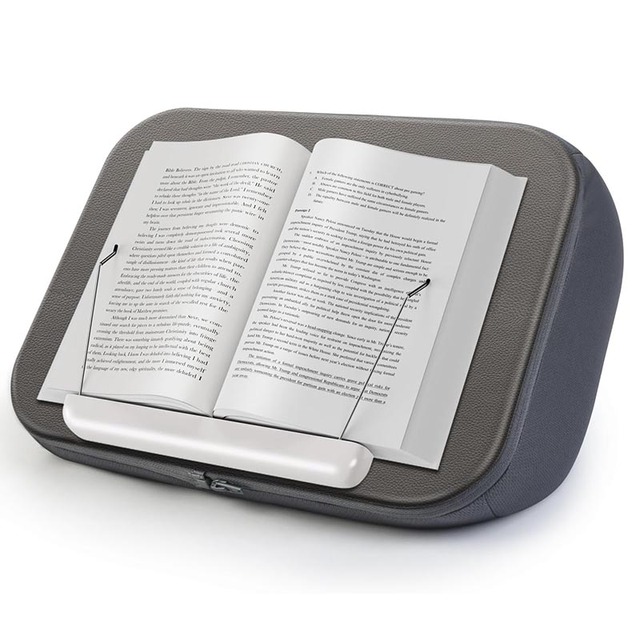 Pillow Book Stand Comfortable Book Stand With Pillow Pad for Hand Free Reading in Bed Bed Book Lap Holder Minimize Neck