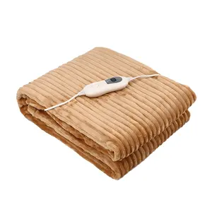 BS Group most competitive price resistance wire flannel warm soft electric heated blanket