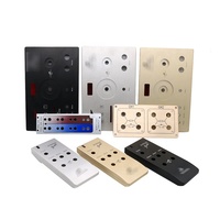 Panneau frontal de fraisage CNC en aluminium, avec amplificateur personnalisé de haute précision