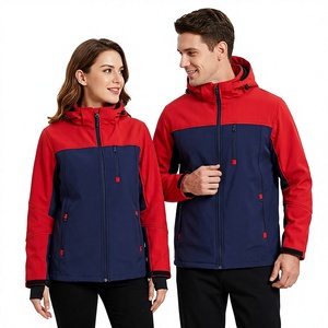 Chaqueta Softshell Unisex de Invierno de Primera Calidad, Impermeable, Transpirable, con Capucha, Forro de Seda, Antibacteriana, para Senderismo al Aire Libre - Product Image 1