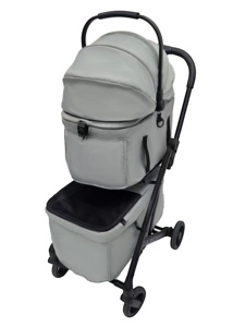 Lüks 4 tekerlekler orta arabası iki köpek veya kediler için bir el katlanır arabası ayrılabilir iki sepet <span class=keywords><strong>Pet</strong></span> ikiz alüminyum arabası - Product Image 6