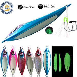 Señuelo de pesca estilo japonés para aguas profundas, 100g, cebo de fondo para macarela, pesca marítima - Product Image 2