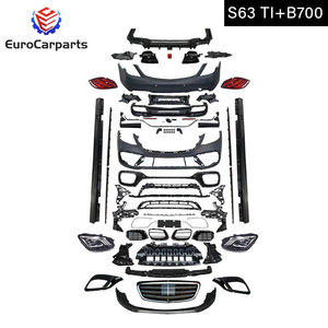 2014-2018Y classe S W222 mise à niveau vers S63 S65 <span class=keywords><strong>TI</strong></span> B700 <span class=keywords><strong>KO</strong></span> kit carrosserie pare-chocs pièces automobiles accessoires ensemble complet pour Mercedes Benz - Product Image 4