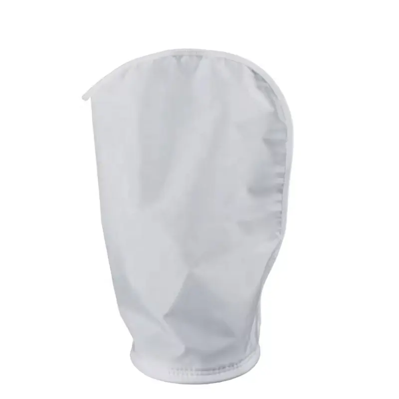 Guanlin 50/200/400 Micron Nylon Monofilament Mesh Filter Bag Liquid Filter Sock for Sold-Liquid Separation