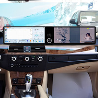Navegador GPS para Auto con Pantalla Doble de 21 Pulgadas y Carplay para BMW Serie 5 E60 2003-2010, Unidad Principal CCC, Reproductor Multimedia, Radio para Auto