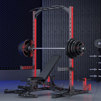 Vente chaude Squat Rack Multifonctionnel Accueil Banc Presse Rack Barbell Barres Parallèles Bar Horizontal Équipement De Fitness