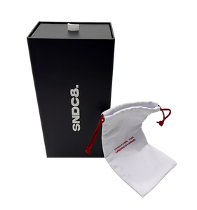 Boîte cadeau avec logo personnalisé, boîte rigide coulissante de luxe avec mousse noire pour bijoux, montres, cosmétiques, parfums, emballage cadeau - Product Image 4
