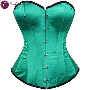 Corset sexy en dentelle respirante, <span class=keywords><strong>bustier</strong></span> overbust, design à la mode, vêtement moulant en satin <span class=keywords><strong>pour</strong></span> la taille - Product Image 5