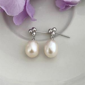 Pendientes de Perlas de Agua Dulce Naturales con Flores Pequeñas Estilo Francés, Plata de Ley S925, Diseño Retro, Accesorio Versátil, Modelo Wenchi - Product Image 5