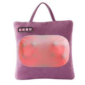 Portable Home Office Waist Leg Neck <b>Massager</b> Red Light Heating <b>Vibration</b> <b>Back</b> Massage Pillow - Product Image 1