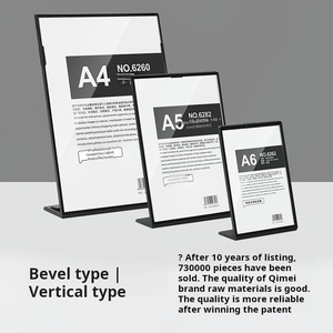 Hiện đại thân thiện với môi <span class=keywords><strong>menu</strong></span> giá thẻ hiển thị giá Acrylic Tabletop chủ thẻ cho dễ dàng Khả năng hiển thị trong nhà hàng hoặc thanh - Product Image 6