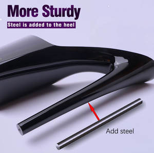 Sandales transparentes et sexy à talon ouvert <span class=keywords><strong>de</strong></span> 20 cm pour femme, grande taille, pour l'été, idéales pour la pole dance - Product Image 6