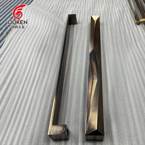 Manija de puerta de madera principal de entrada delantera, manija de puerta de baño, manija de puerta larga de doble cara - Product Image 2