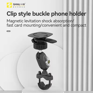 <span class=keywords><strong>Soporte</strong></span> Magnético para Teléfono Móvil de Motocicleta SMNU, Diseño Mini de Aluminio, Suspensión Magnética, Agarre con una Sola Mano - Product Image 3