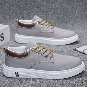 2026년 신상 인기 모델 화이트 작업화, 플랫 블랙 천 신발, 유니섹스 소프트 솔 편안한 워킹화 - Product Image 2