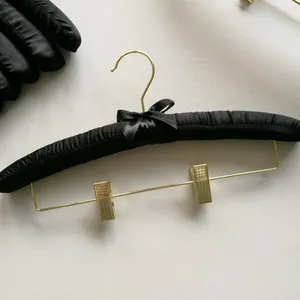 Bán Buôn Tùy Chỉnh Hoa Vải Non-Slip Gỗ Móc Mục Vụ Non-Slip Quần Áo Áo Móc Áo Hiển Thị Móc Khô Giá 25/38Cm - Product Image 5