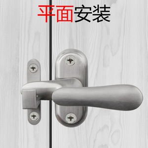 กลอนประตูสแตนเลสดีไซน์เรียบง่ายติดตั้งง่ายสำหรับประตูไม้ห้องน้ำ - Product Image 4